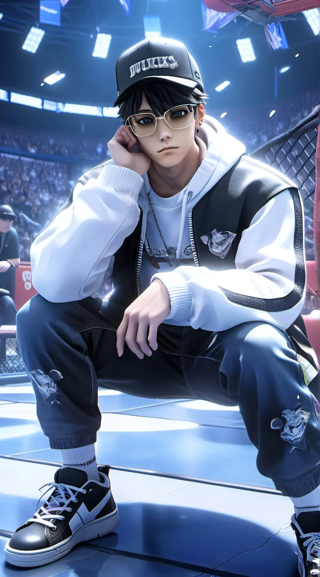 ai character: *•.Jin ho bin.•* background