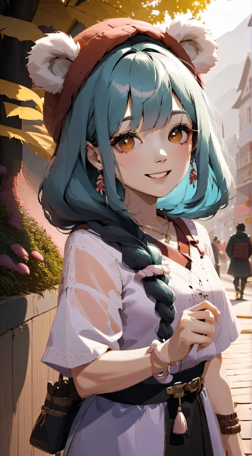 ai character: demon slayer  background