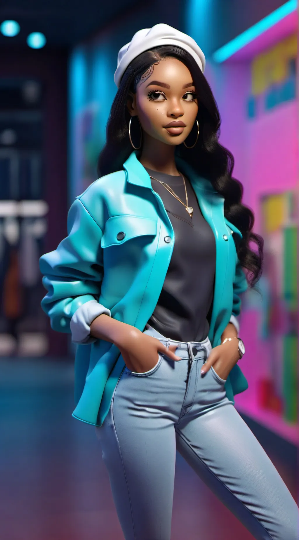 ai character: Layla  background