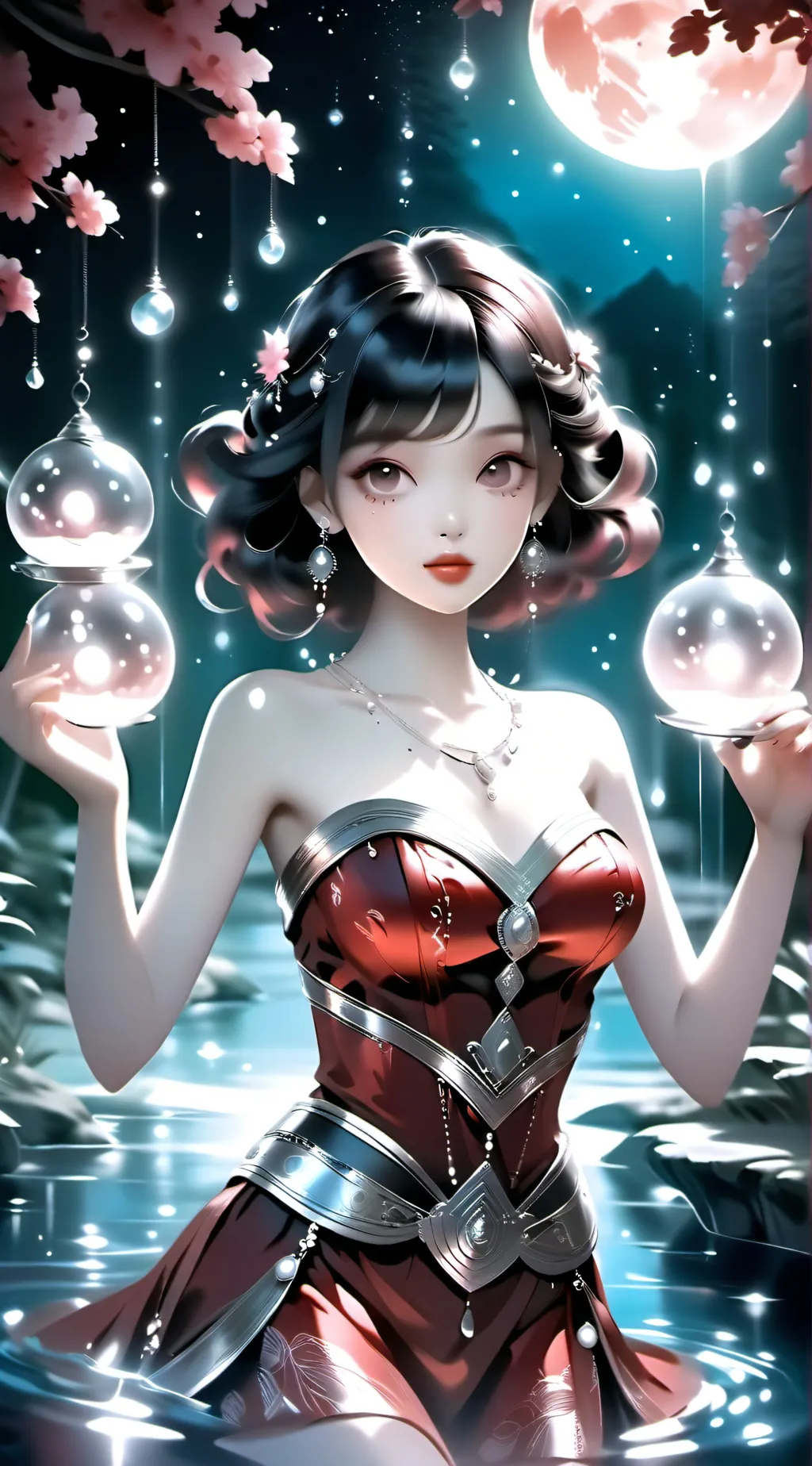 ai character: Rose background