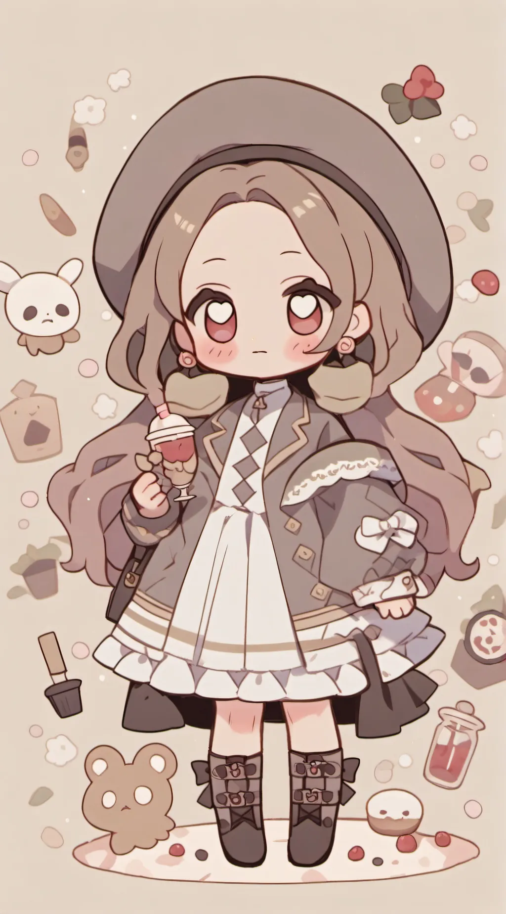 ai character: Bini AU... background