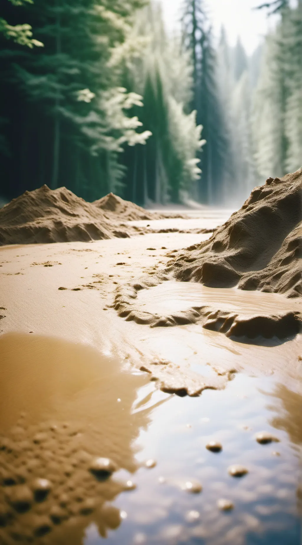 ai character: quicksand pit background