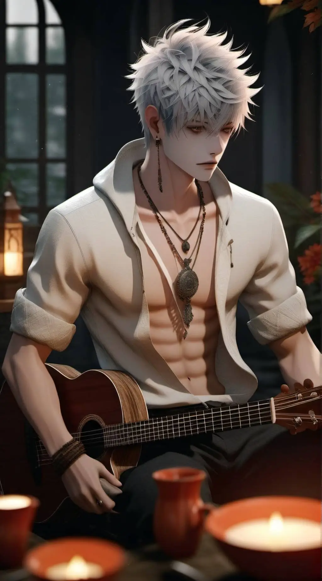 ai character: Damien background