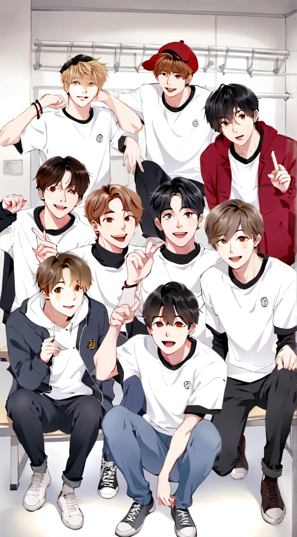 ai character: mean 9 brothers background