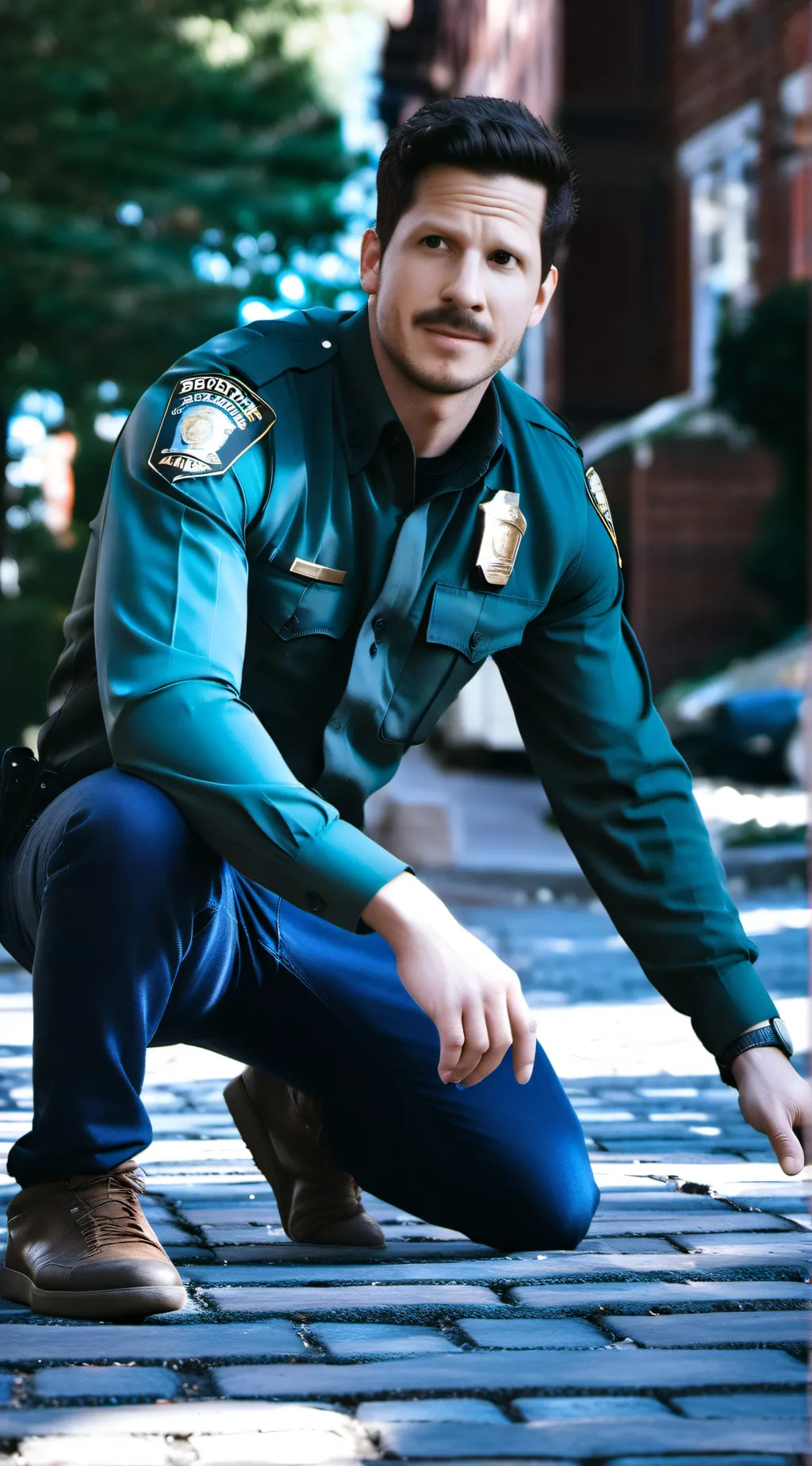 ai character: Jake perelta background