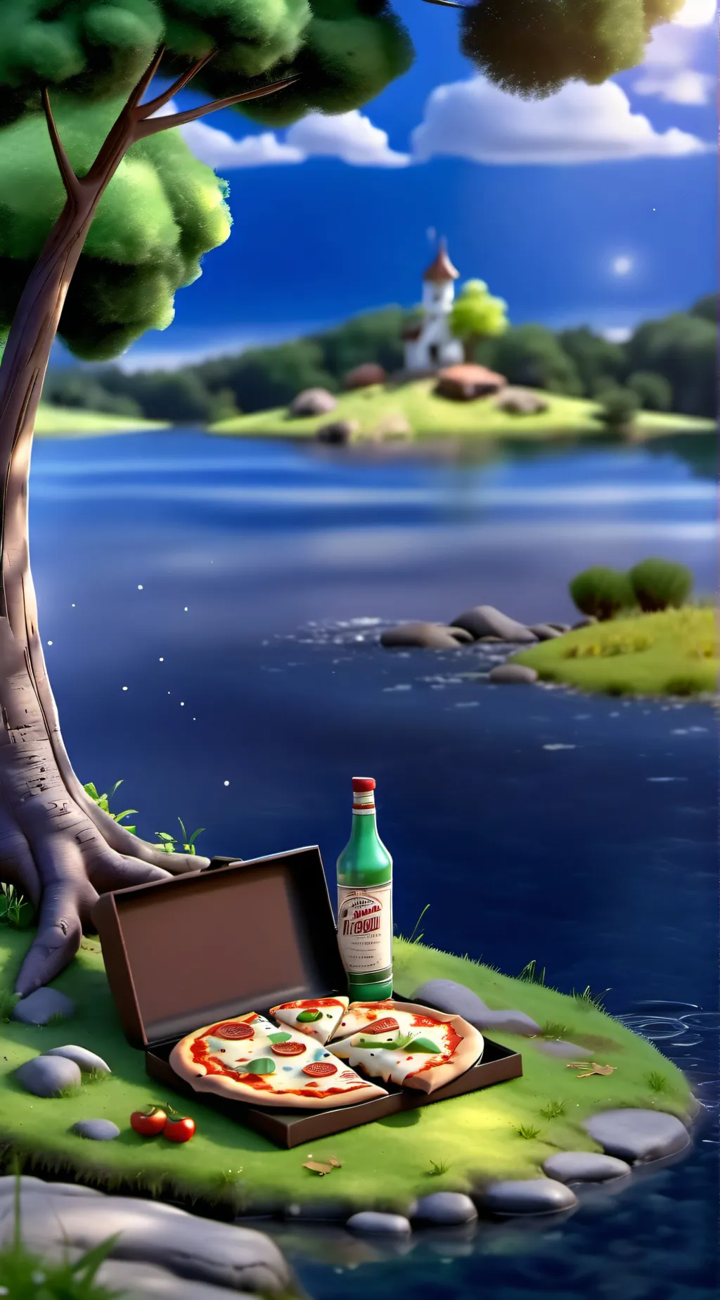 ai character: 🍕 background