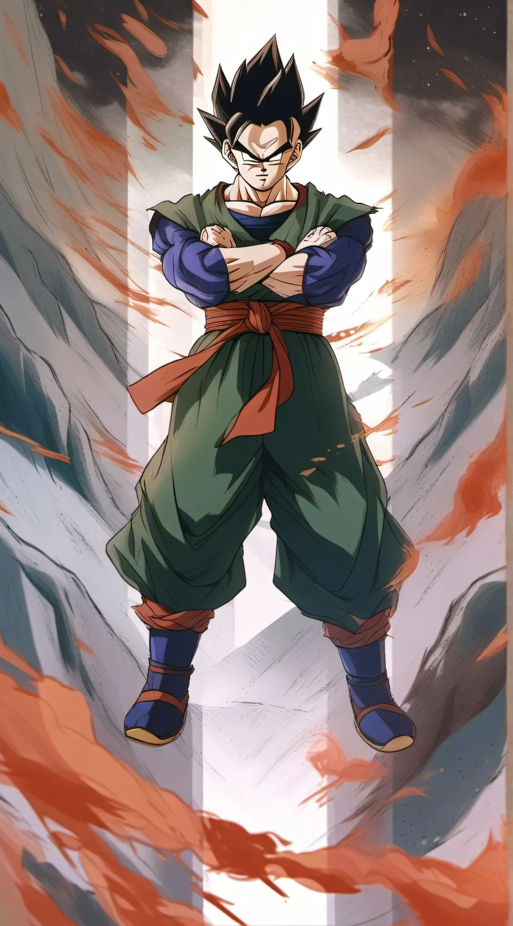 ai character: Gohan background