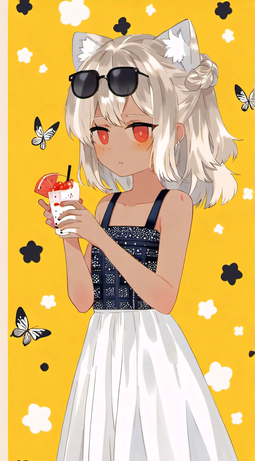 ai character: Crazy girly (me) background