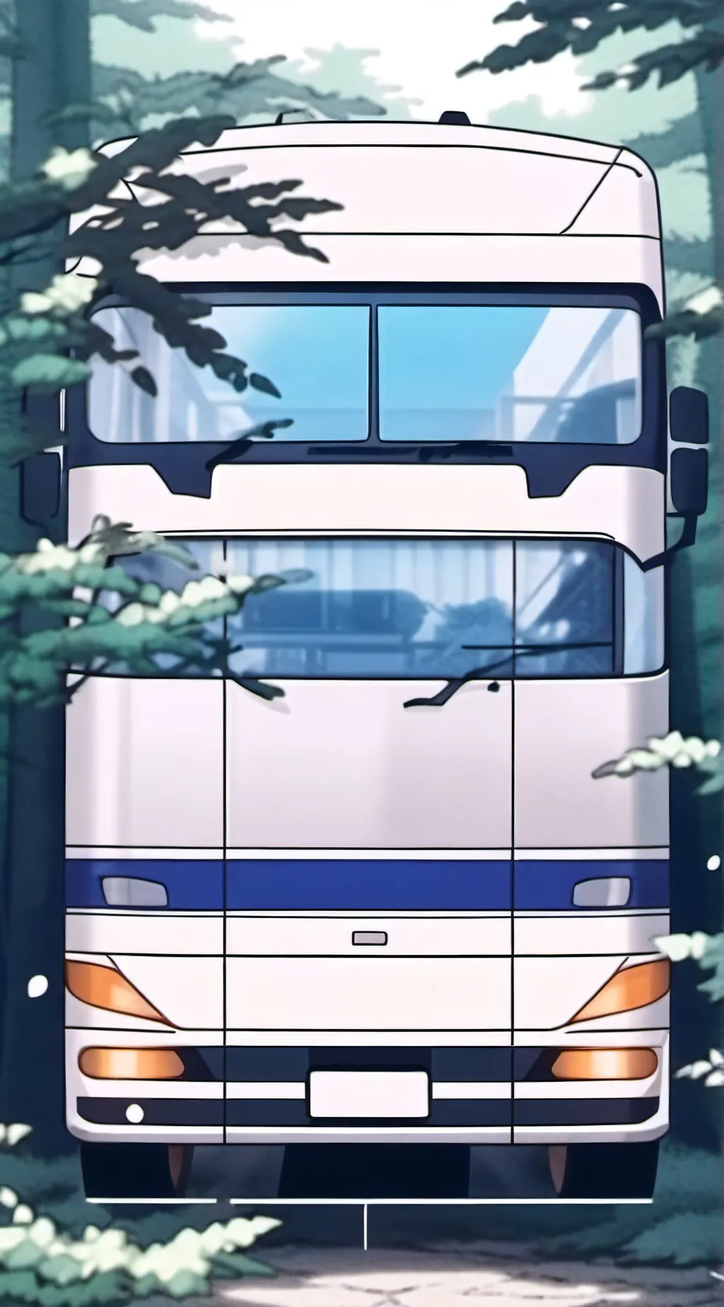 ai character: road trip  background