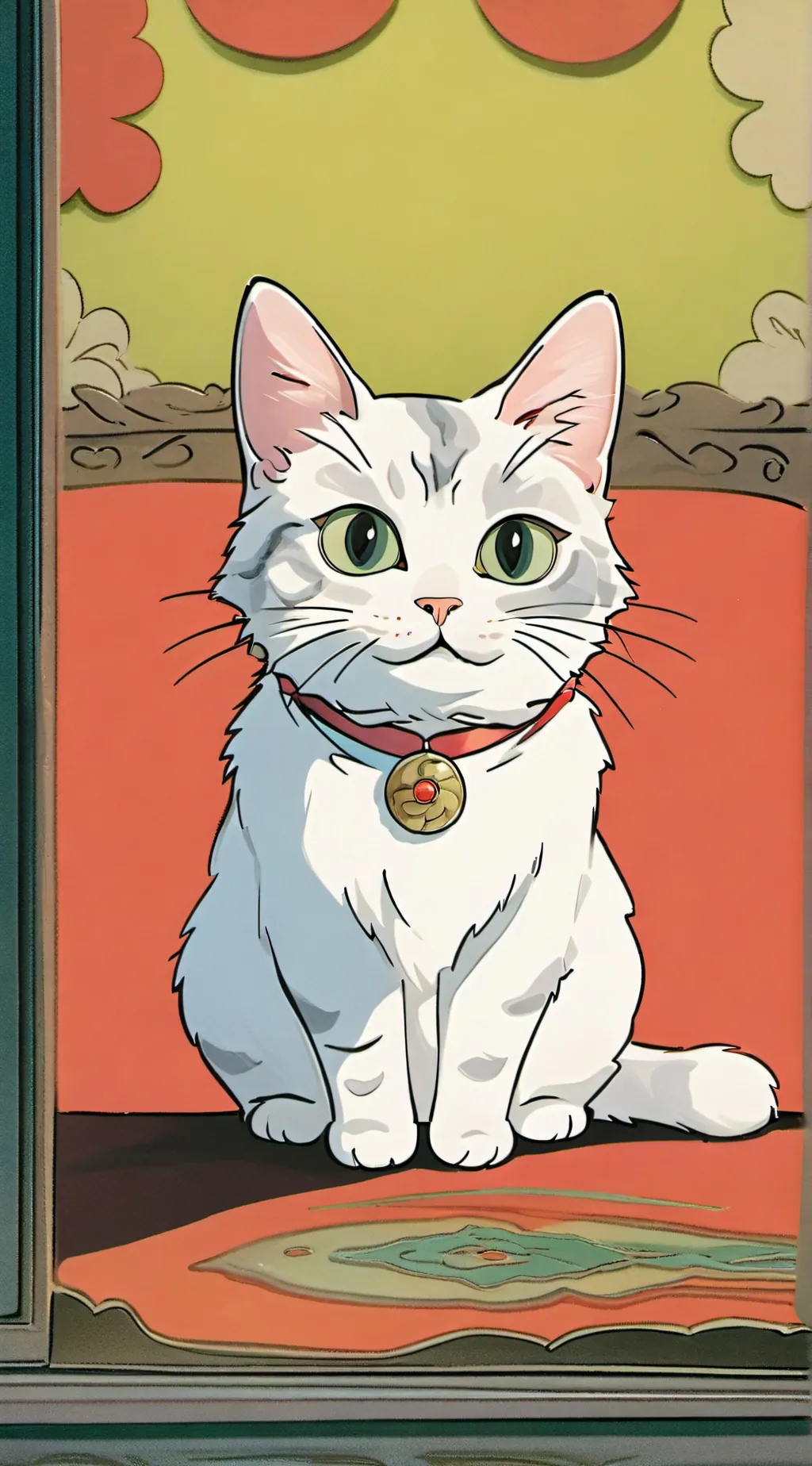 ai character: Cat background