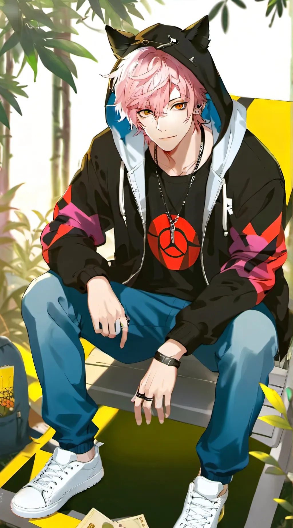 ai character: Vincent  background