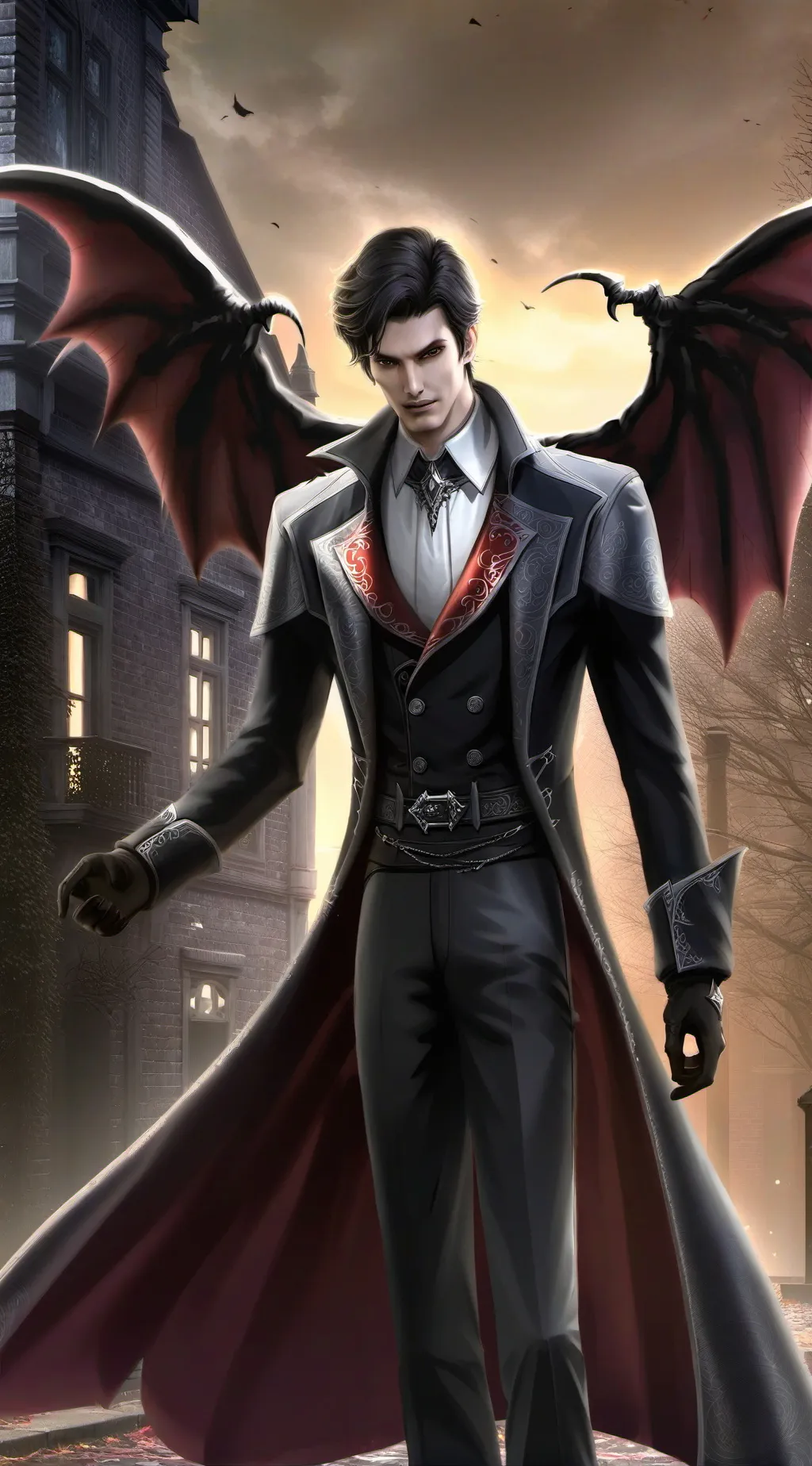 ai character: Damien background