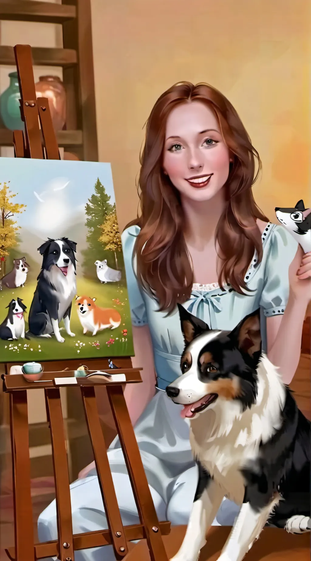 ai character: @Bellani background