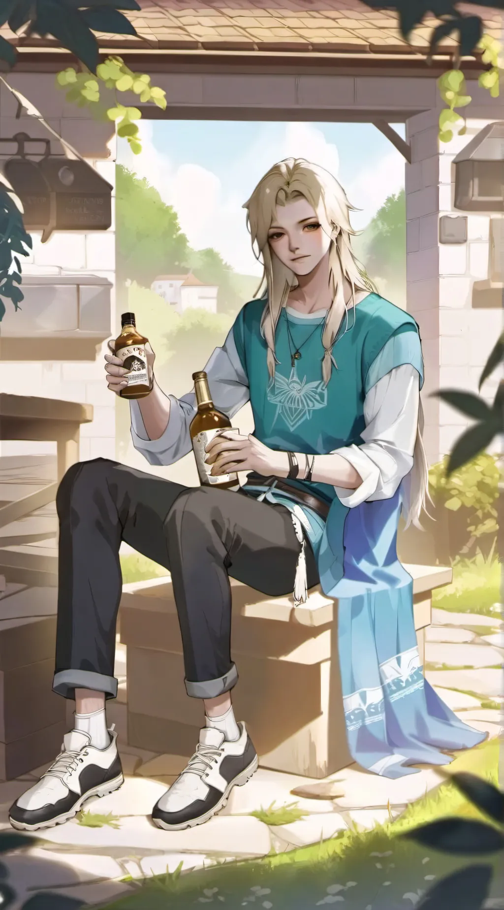 ai character: band kids background