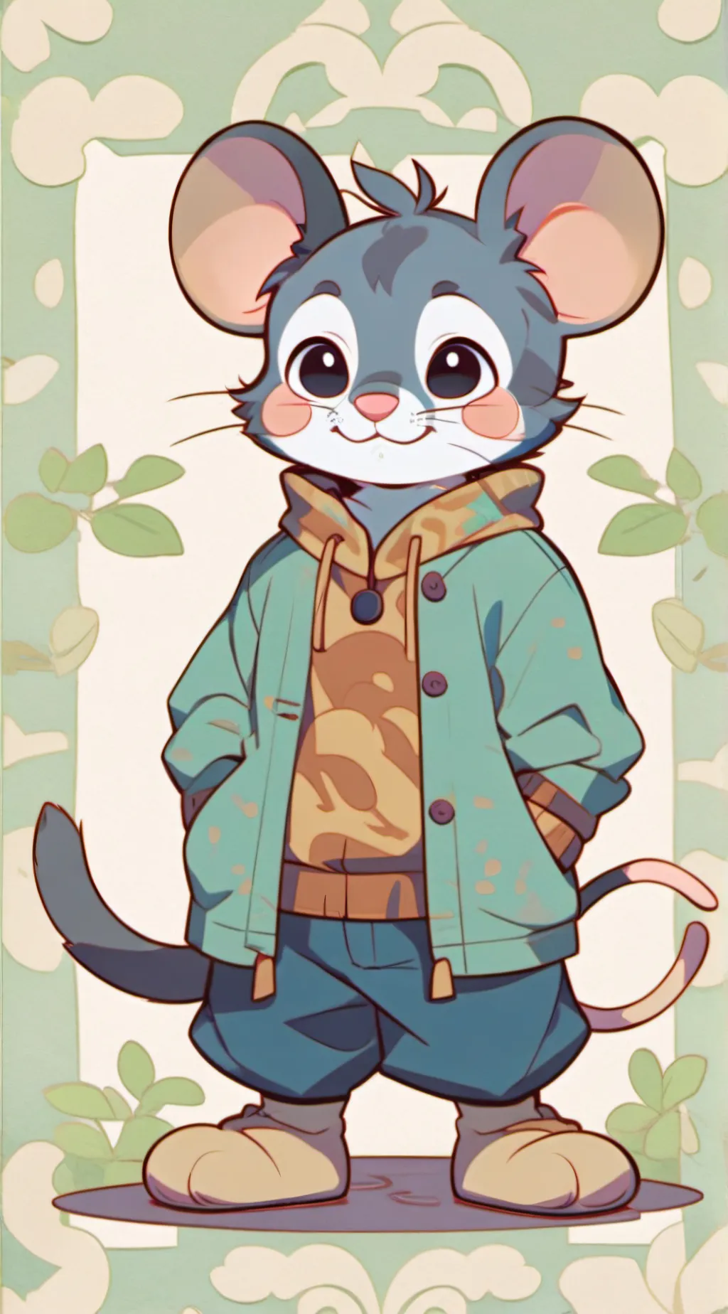 ai character: Tom and Jerry :3 background