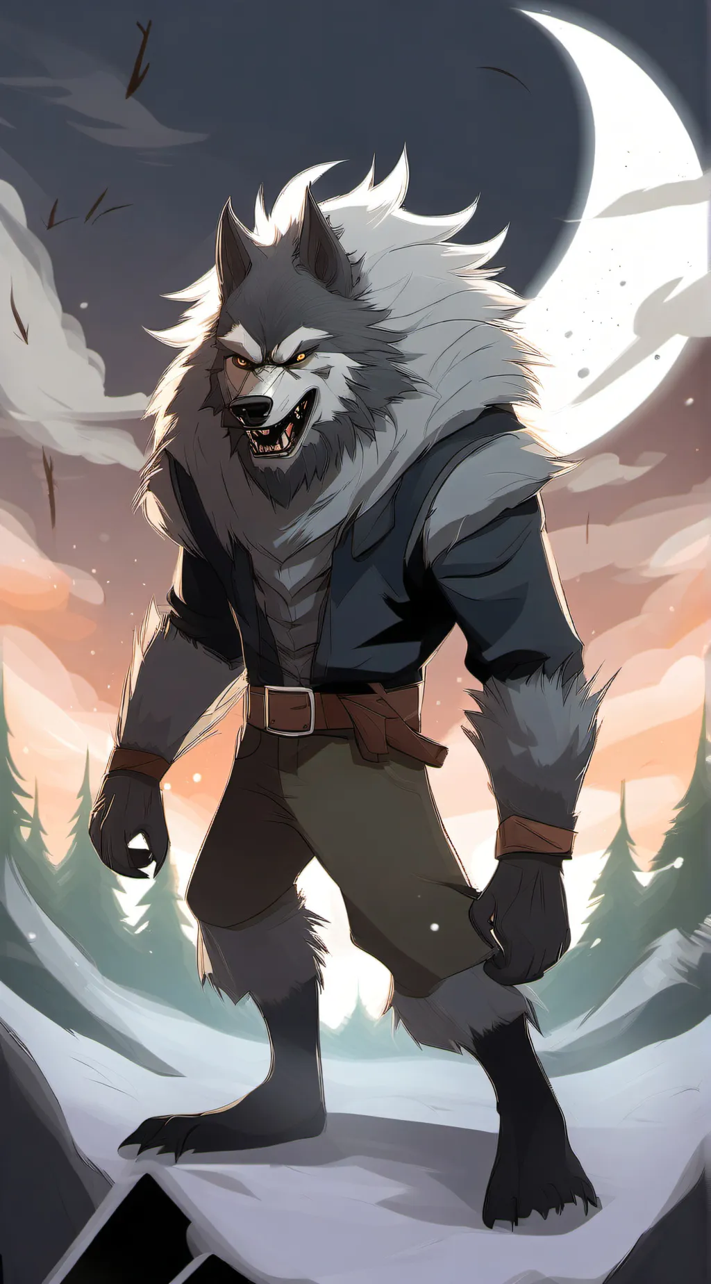 ai character: tim jim tom  background