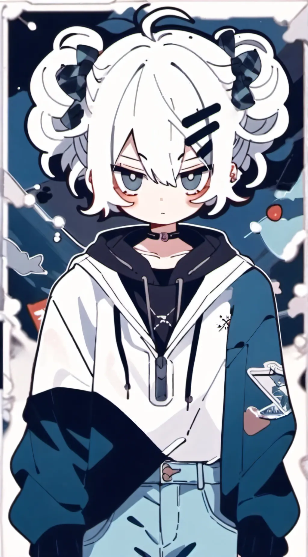 ai character: Gacha brat background