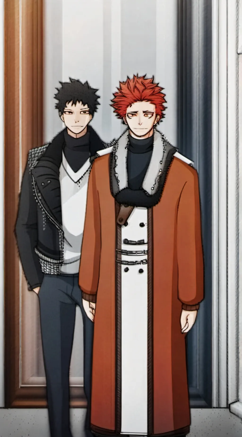ai character: dabi and hawks background