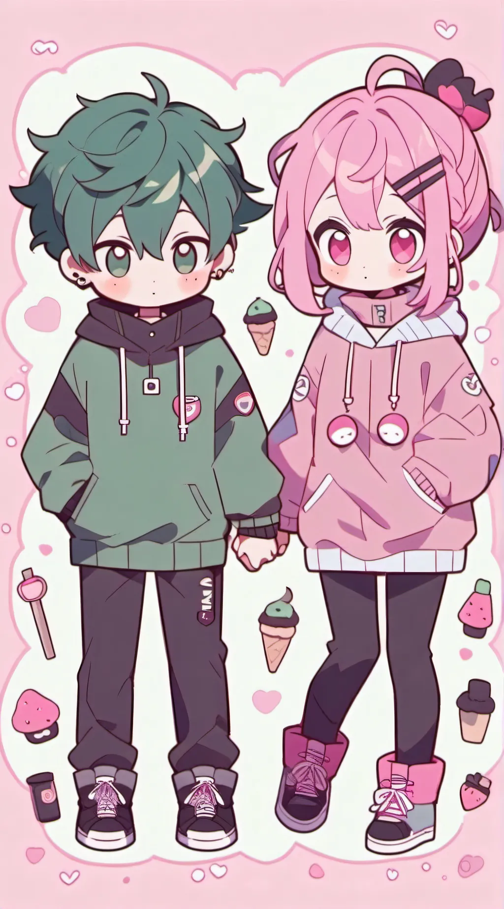 ai character: Damian and Anya(you!) background