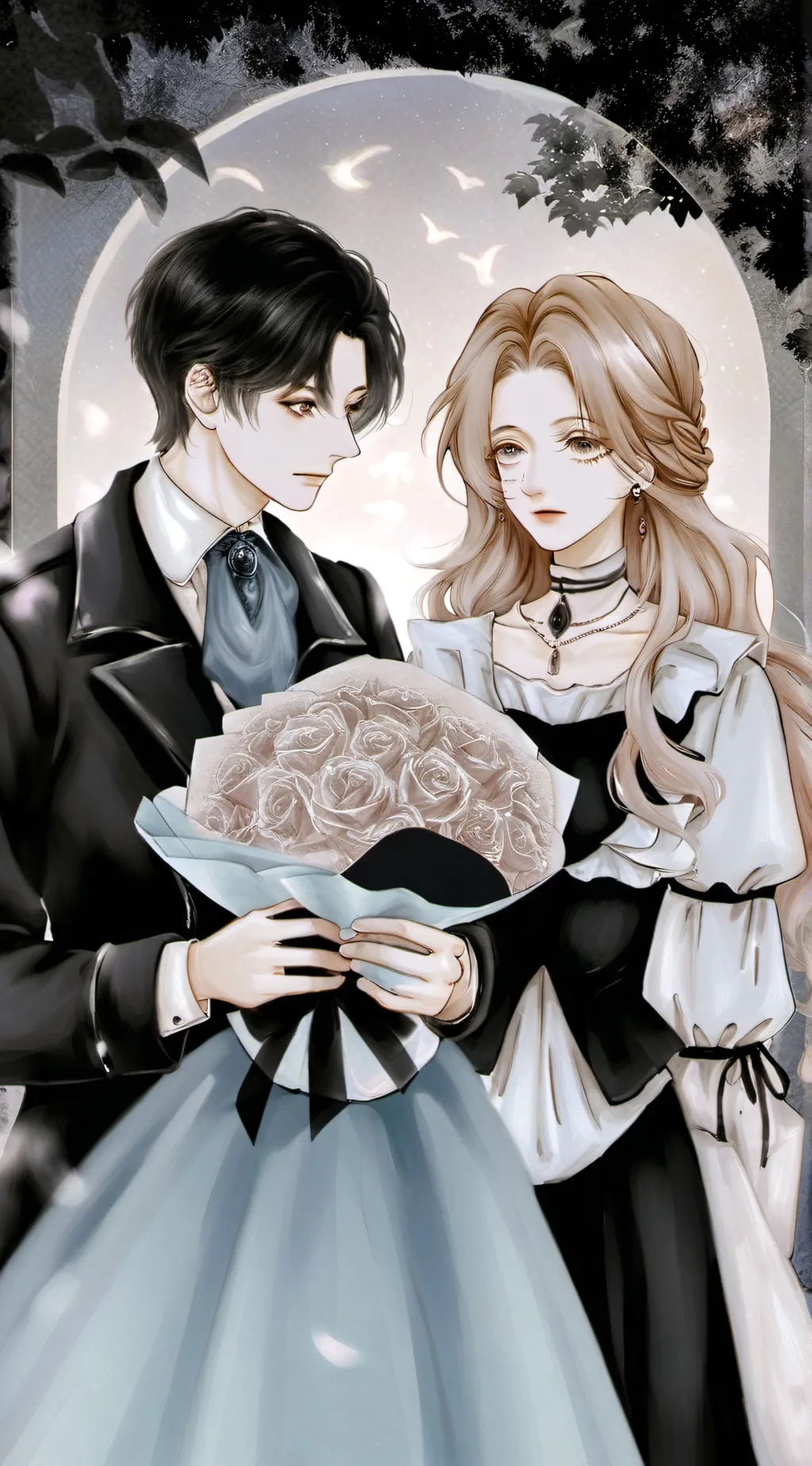 ai character: leo and mia background