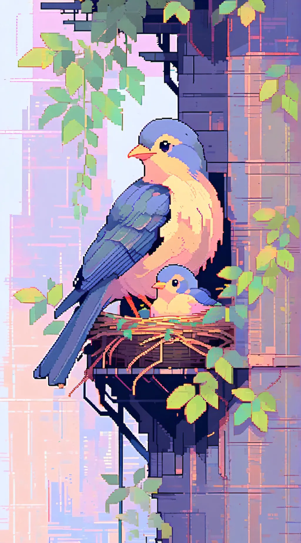 ai character: Bird background