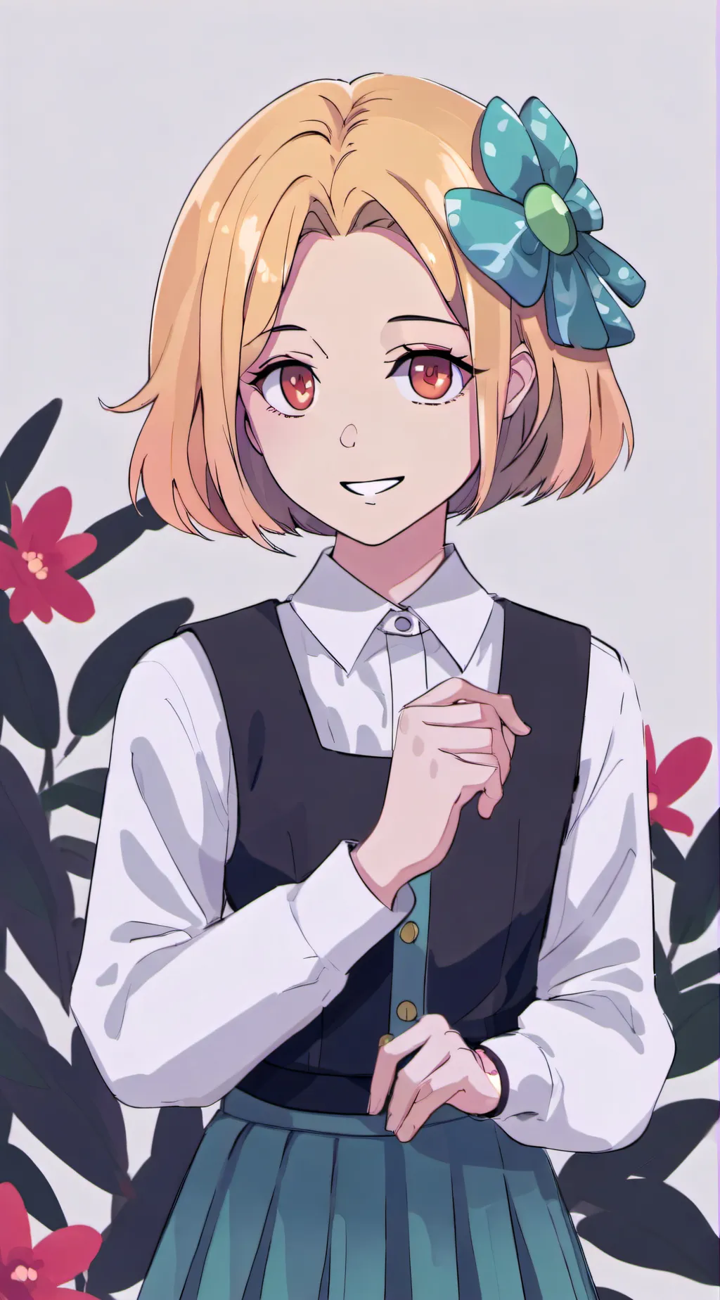 ai character: Sakura  background