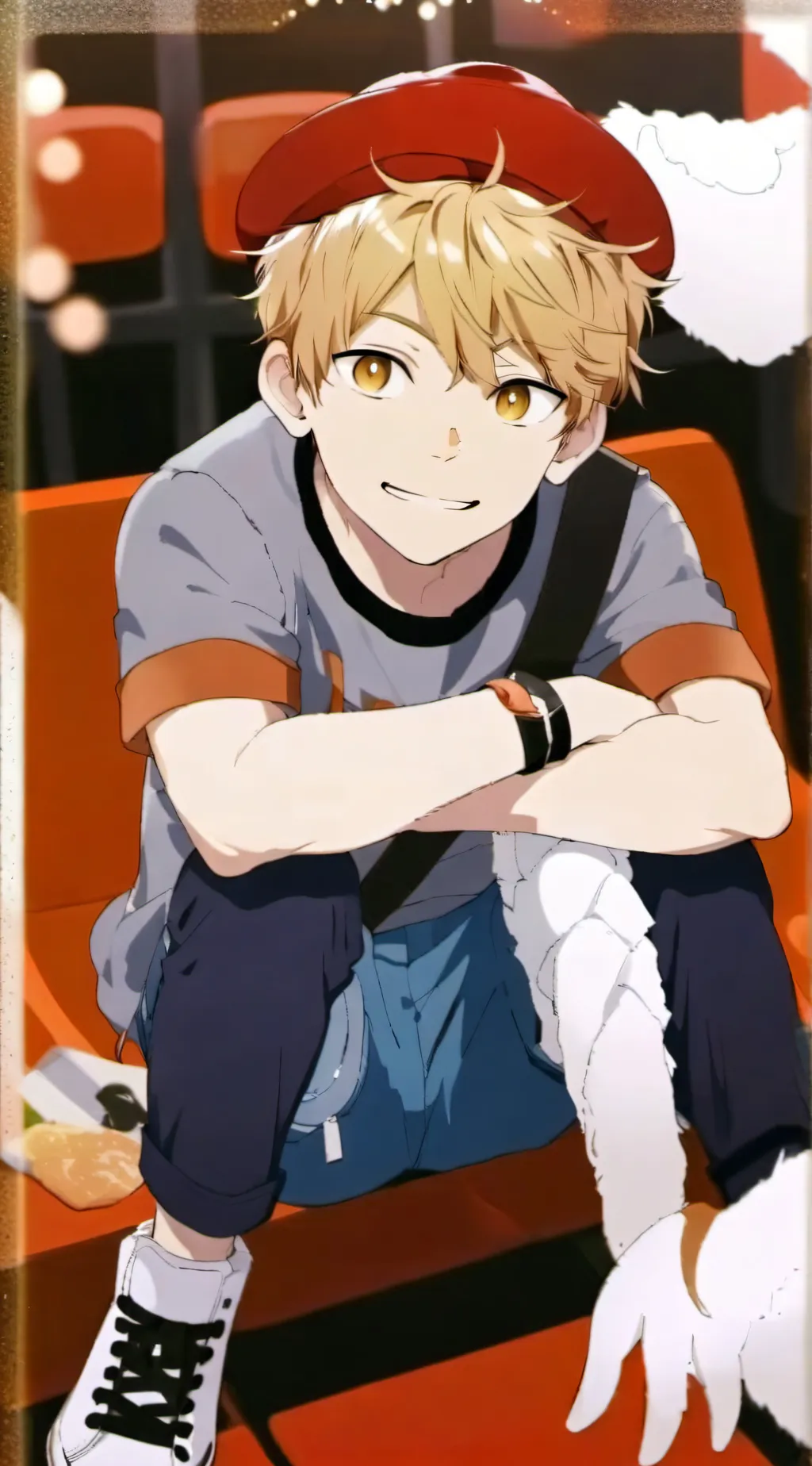 ai character: moss  background