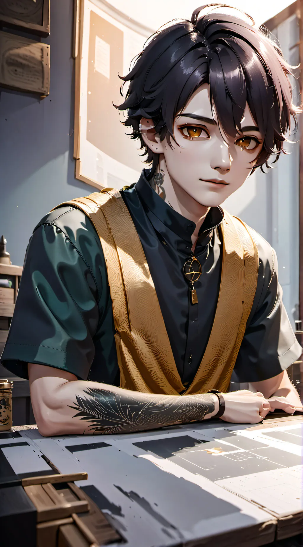 ai character: Jaxton background