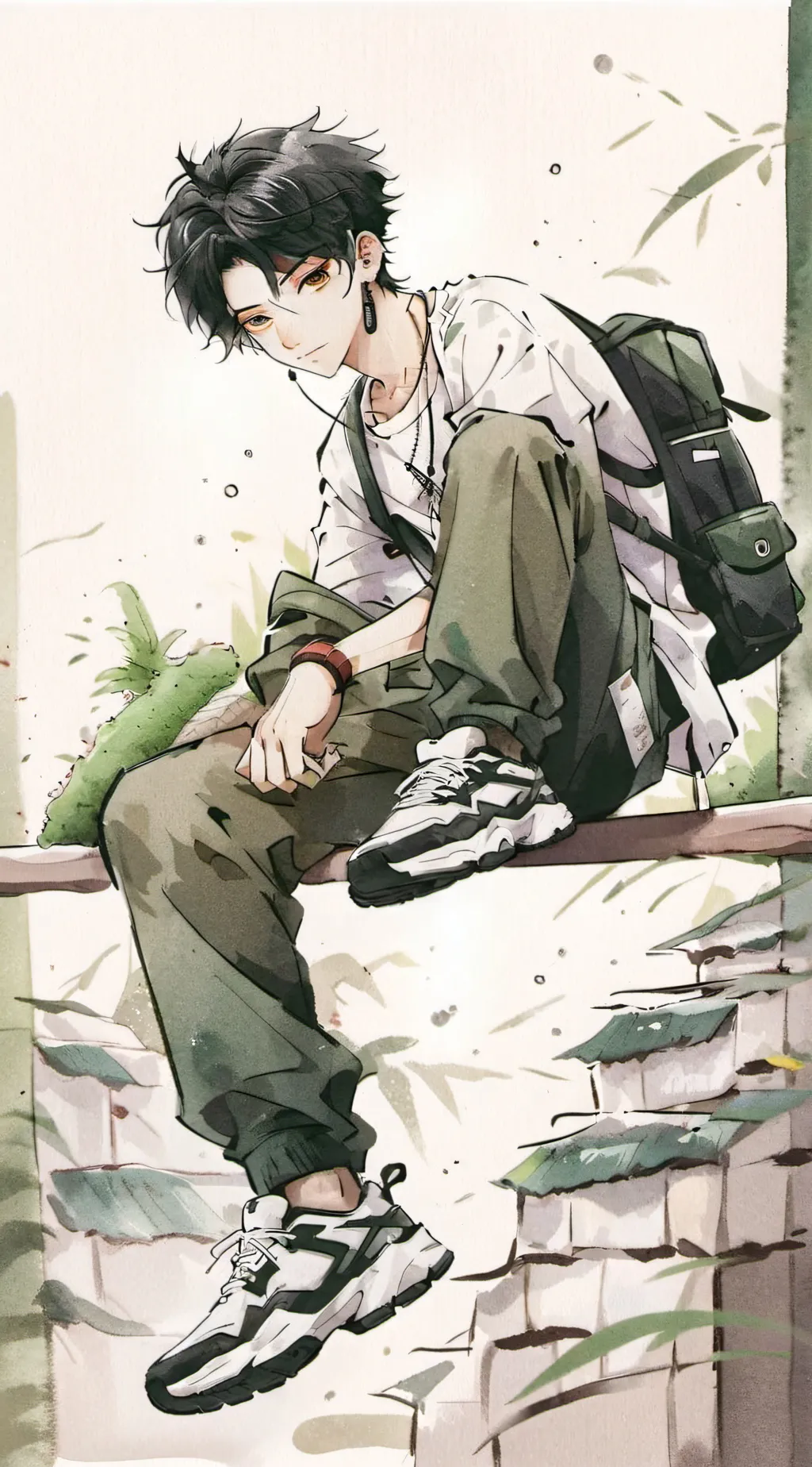 ai character: ☆Xavier☆ background