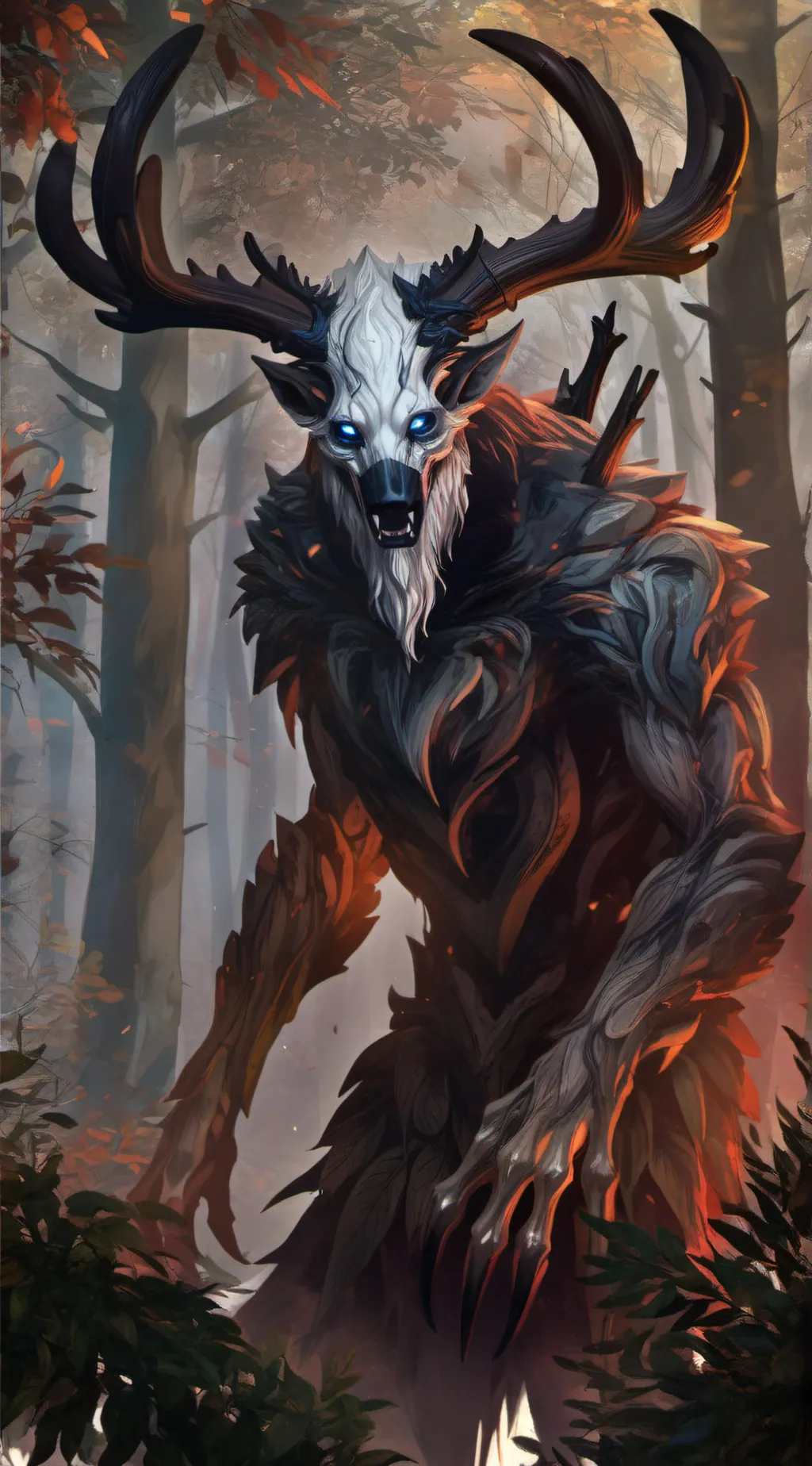 ai character: Wendigo background