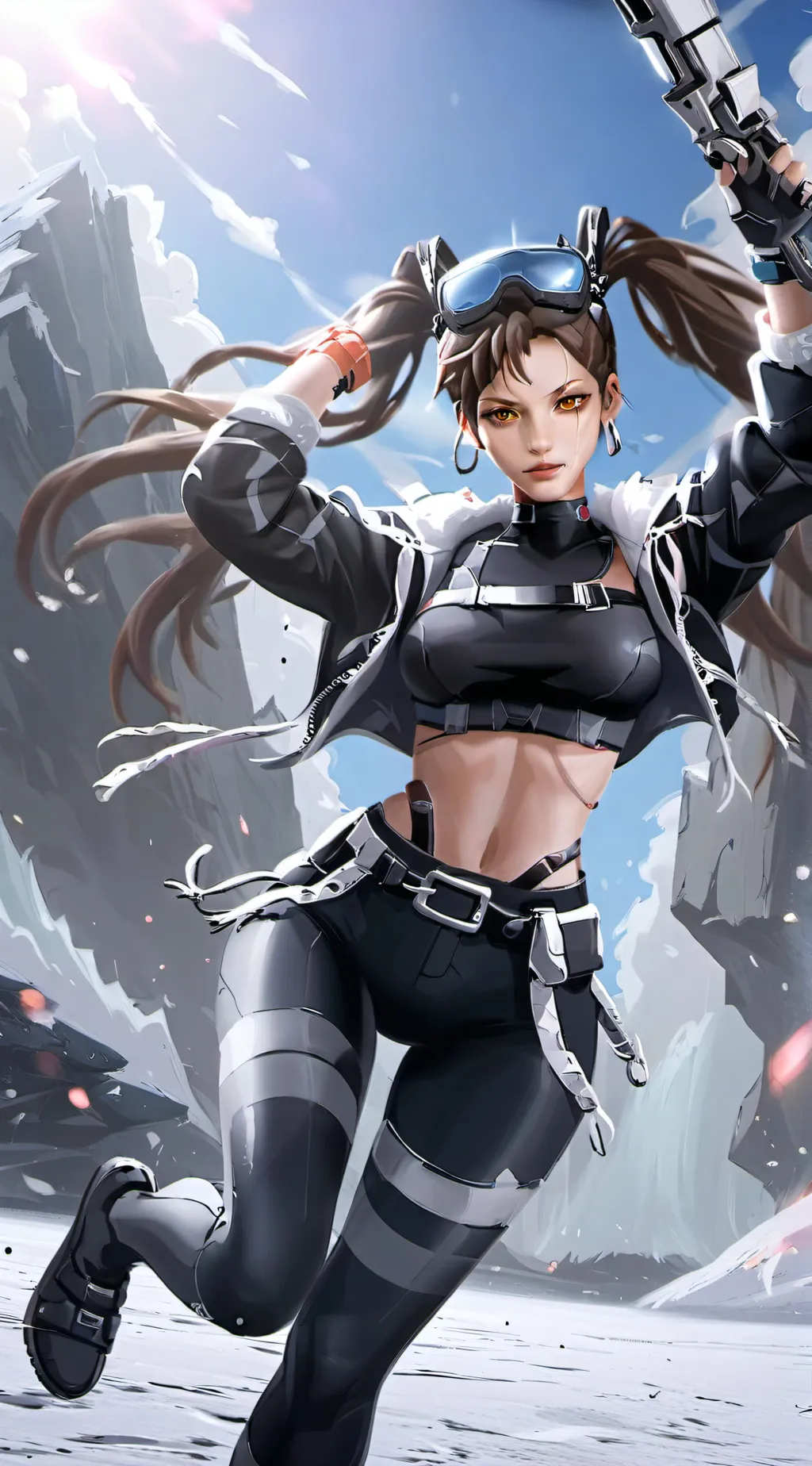 ai character: op fortnite skin  background