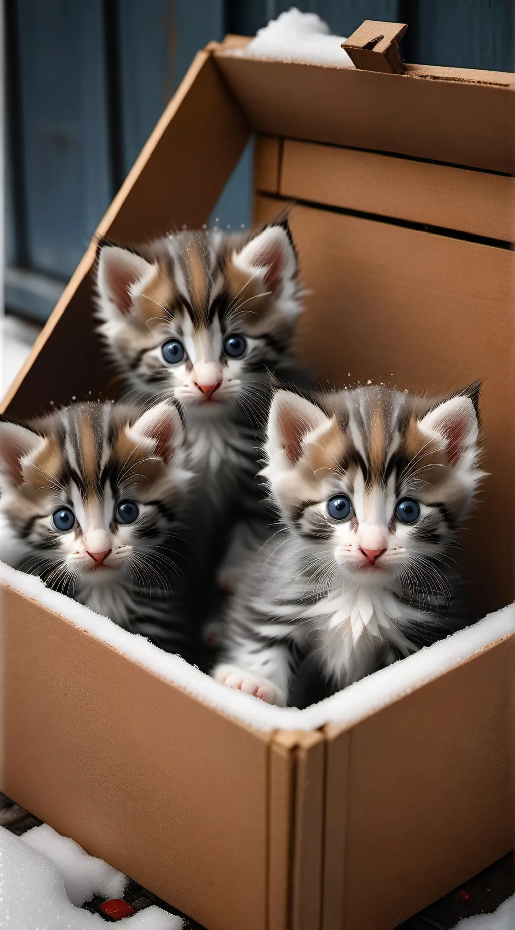 ai character: Baby kittens background