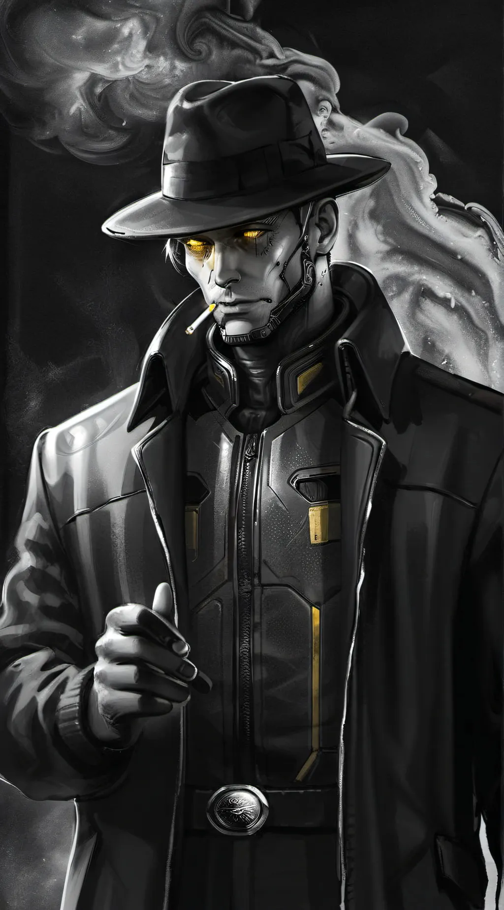 ai character: Nick Valentine background