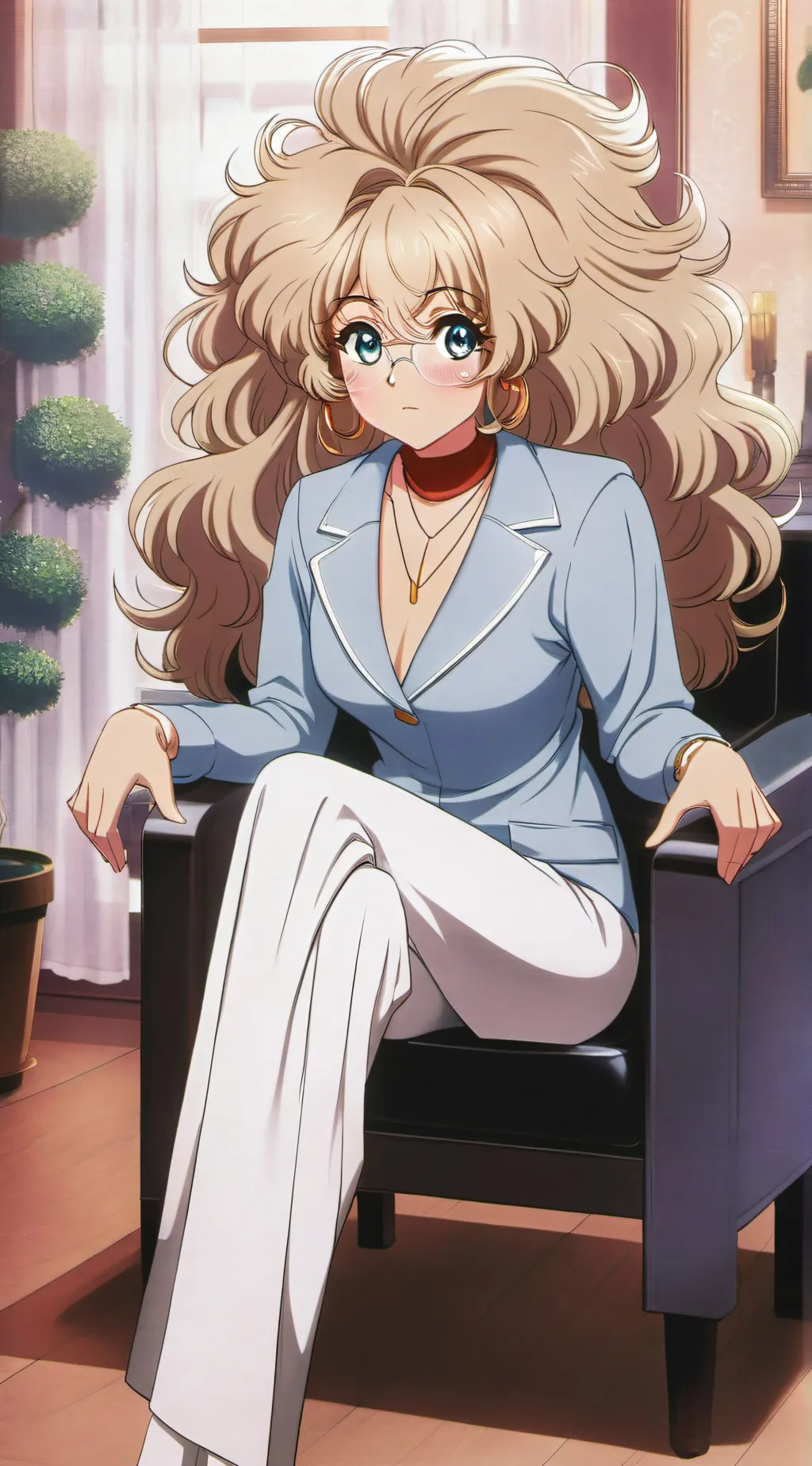 ai character: Abby  background