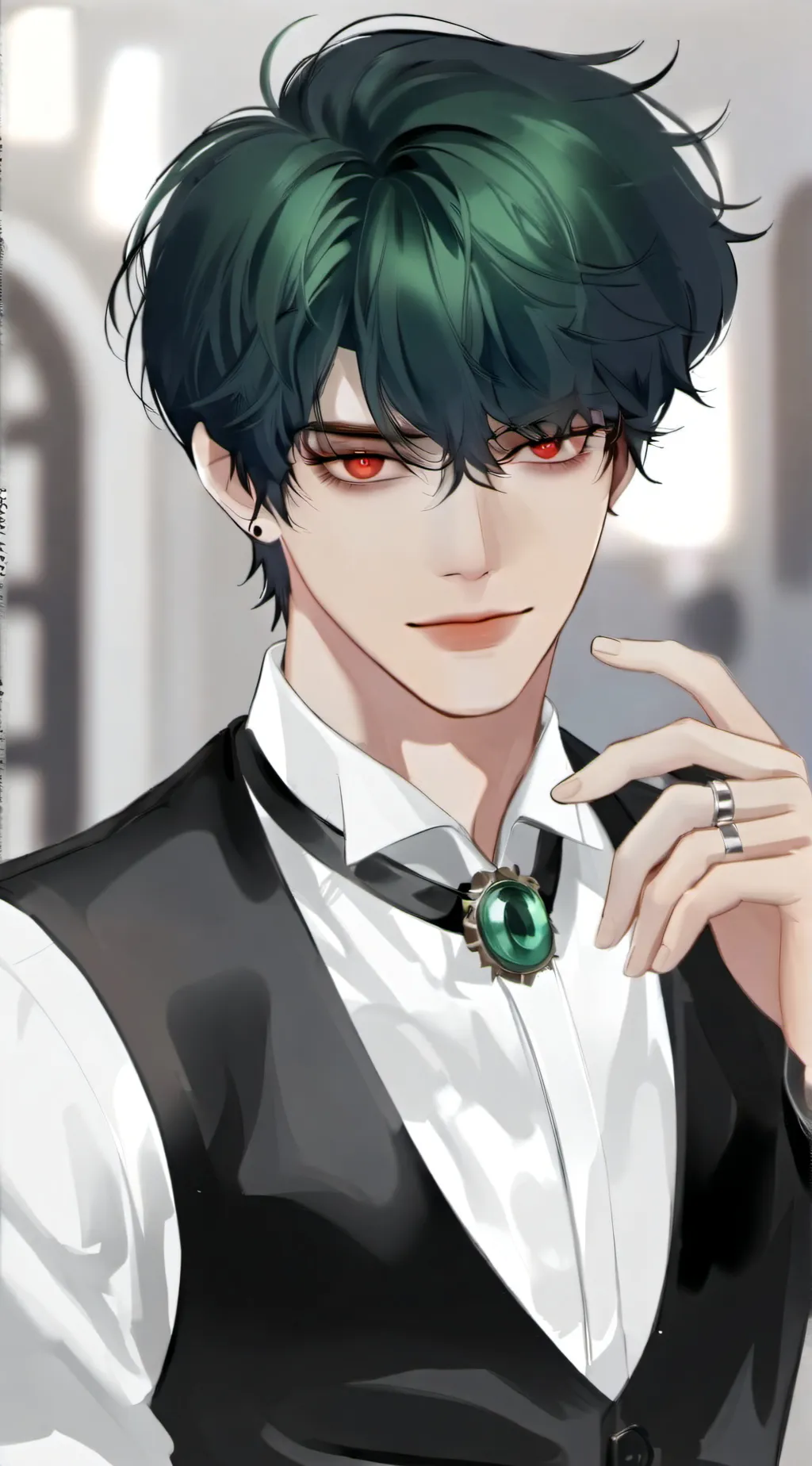 ai character: Villain Deku background