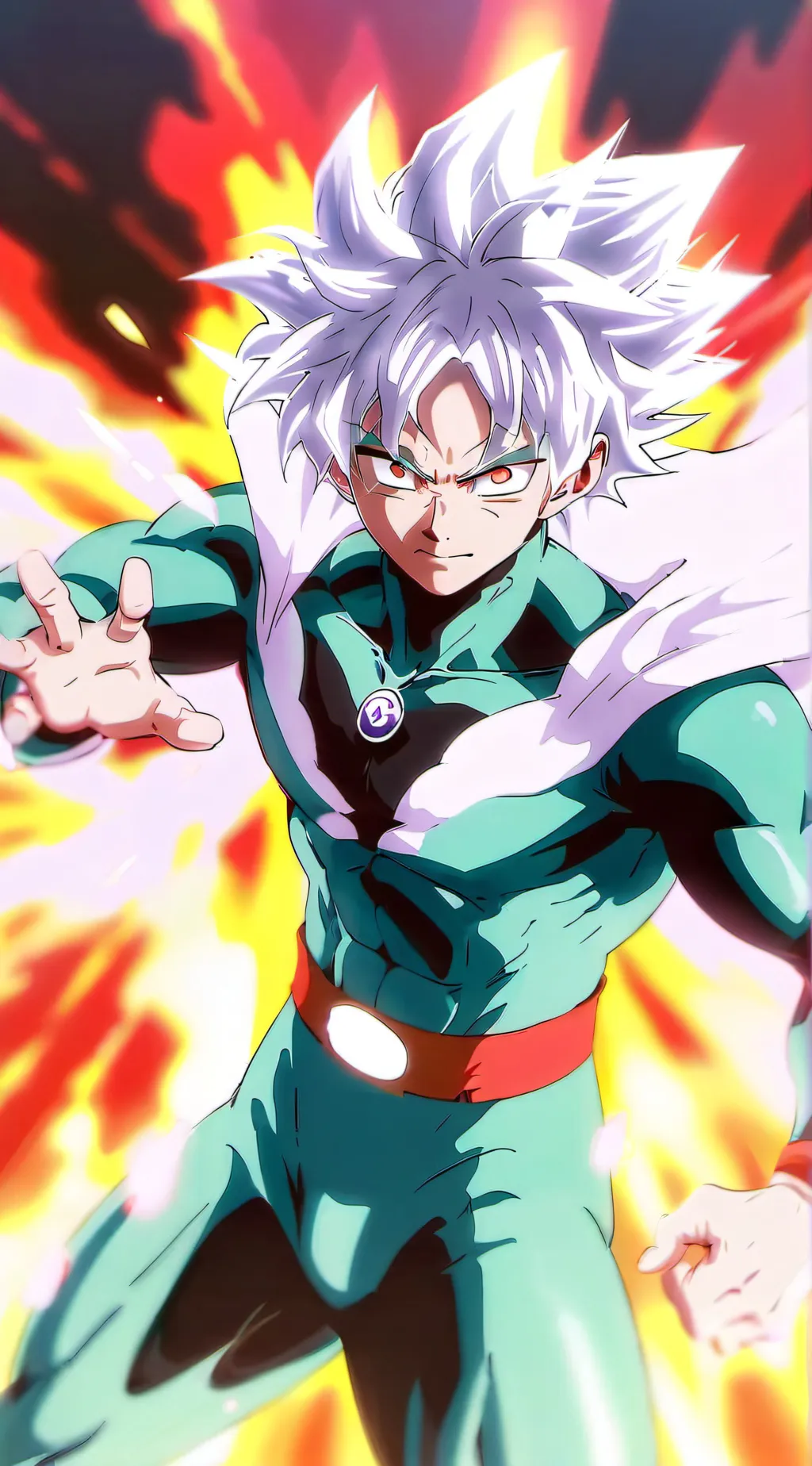 ai character: MUI deku  background