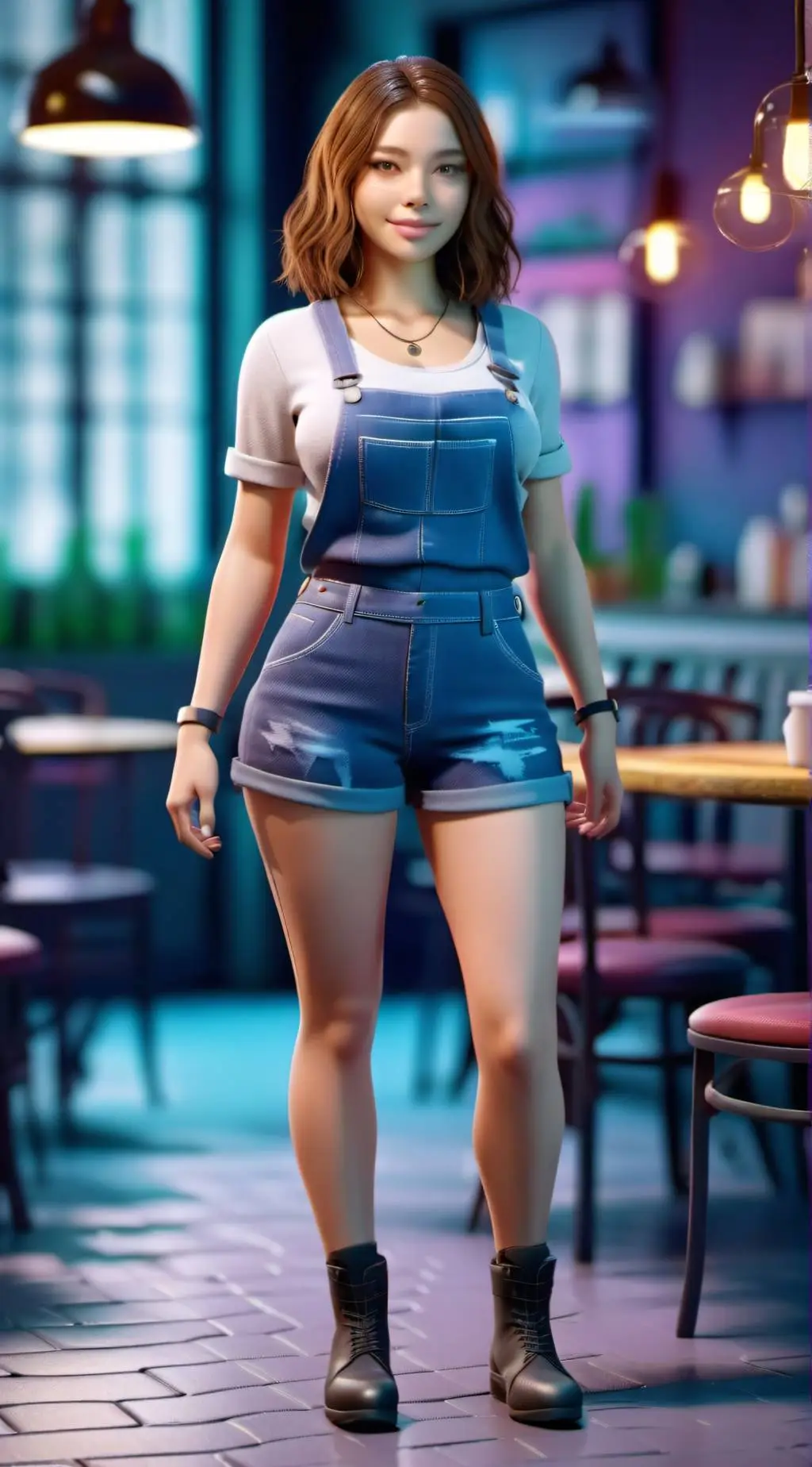 ai character: Marie  background