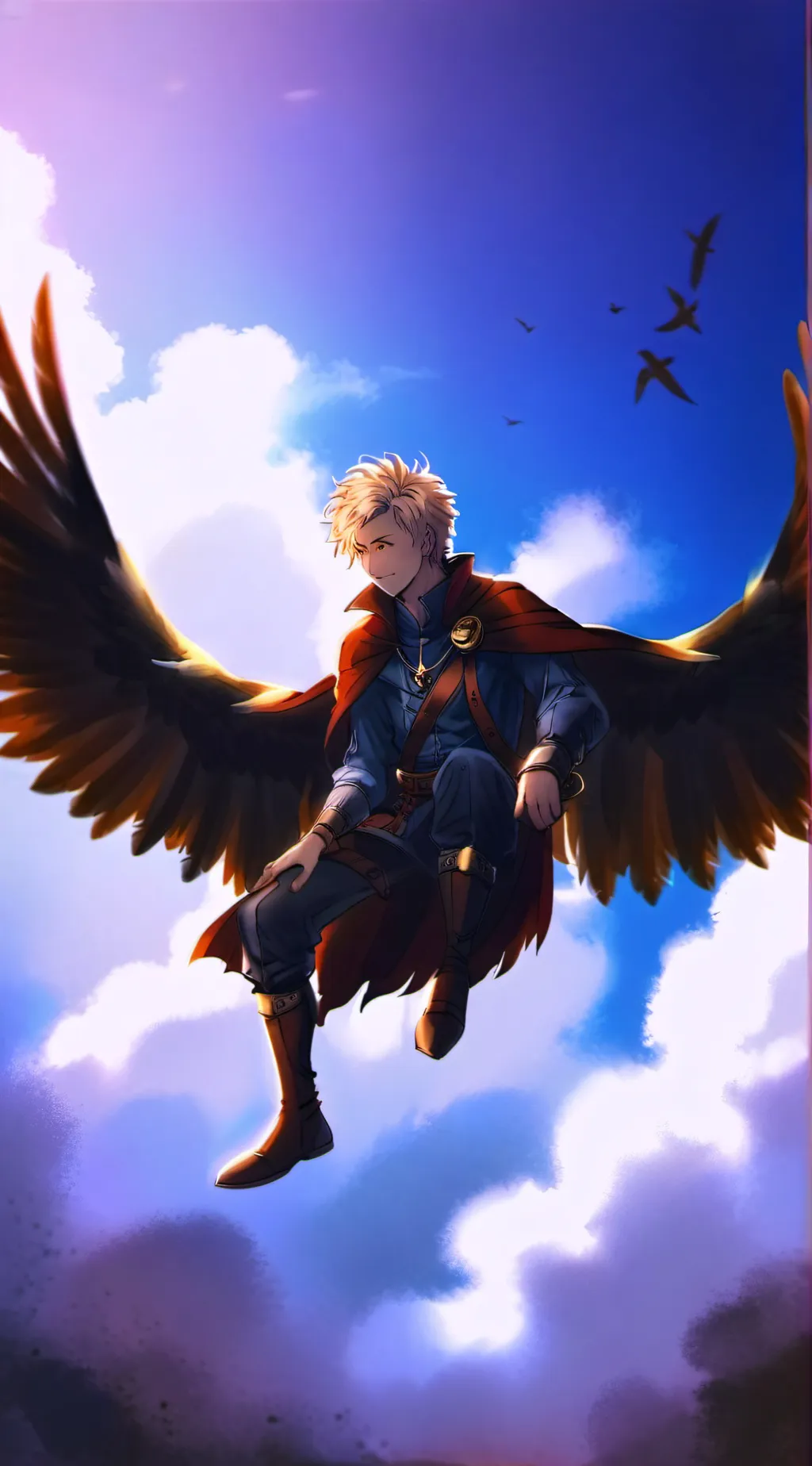 ai character: Keigo Tamaki Hawks background