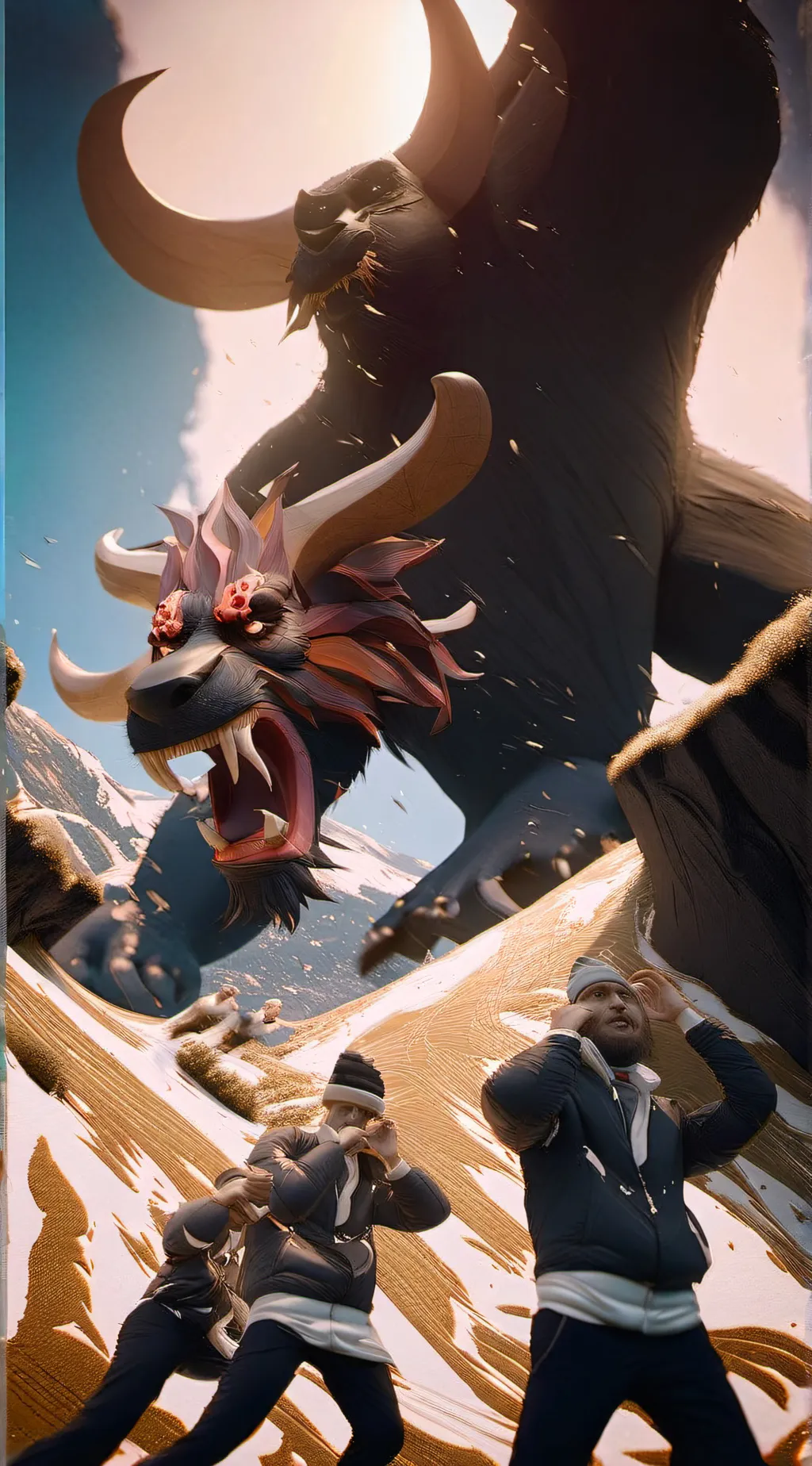 ai character: tadc X ultraman 2 background