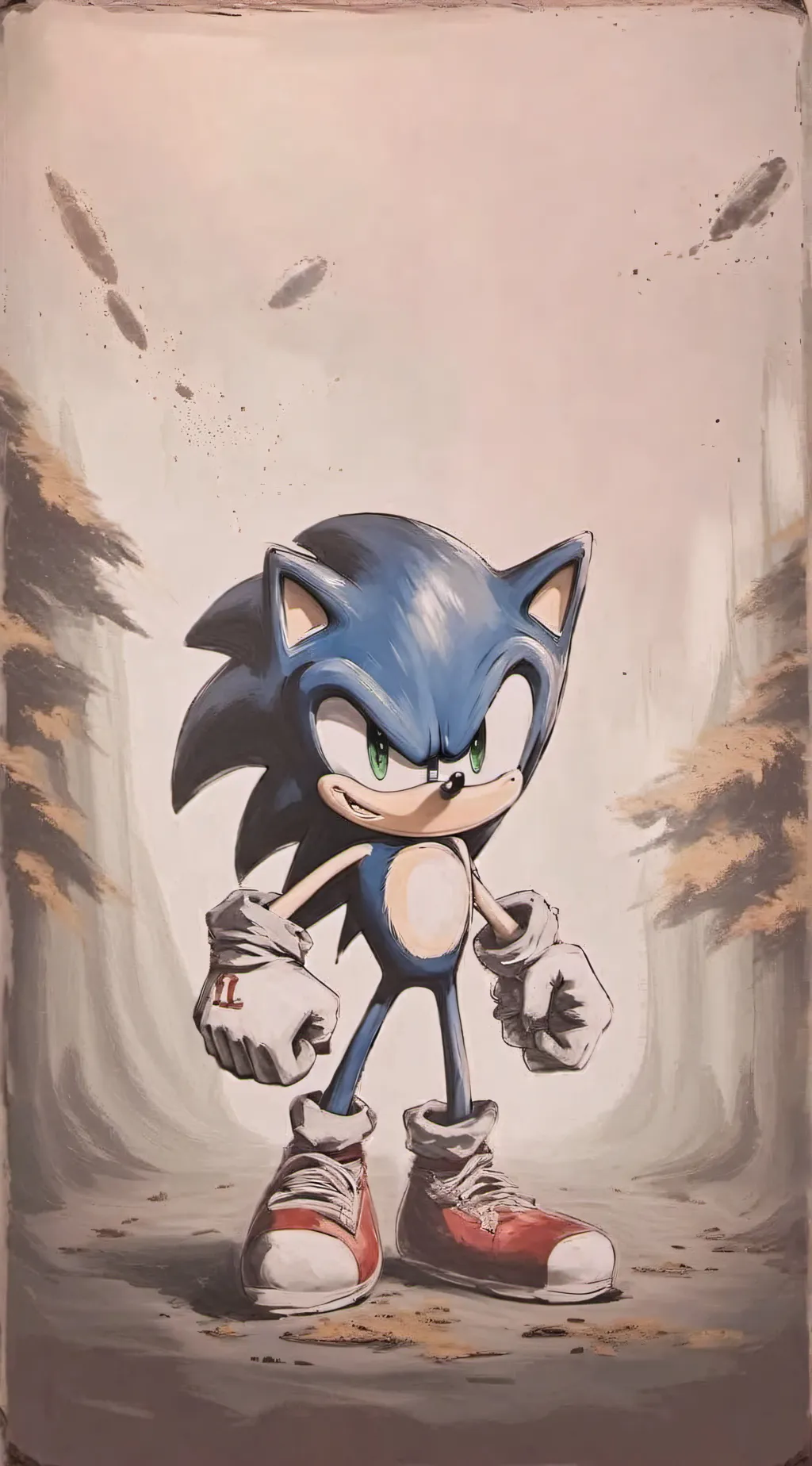 ai character: Sonic background