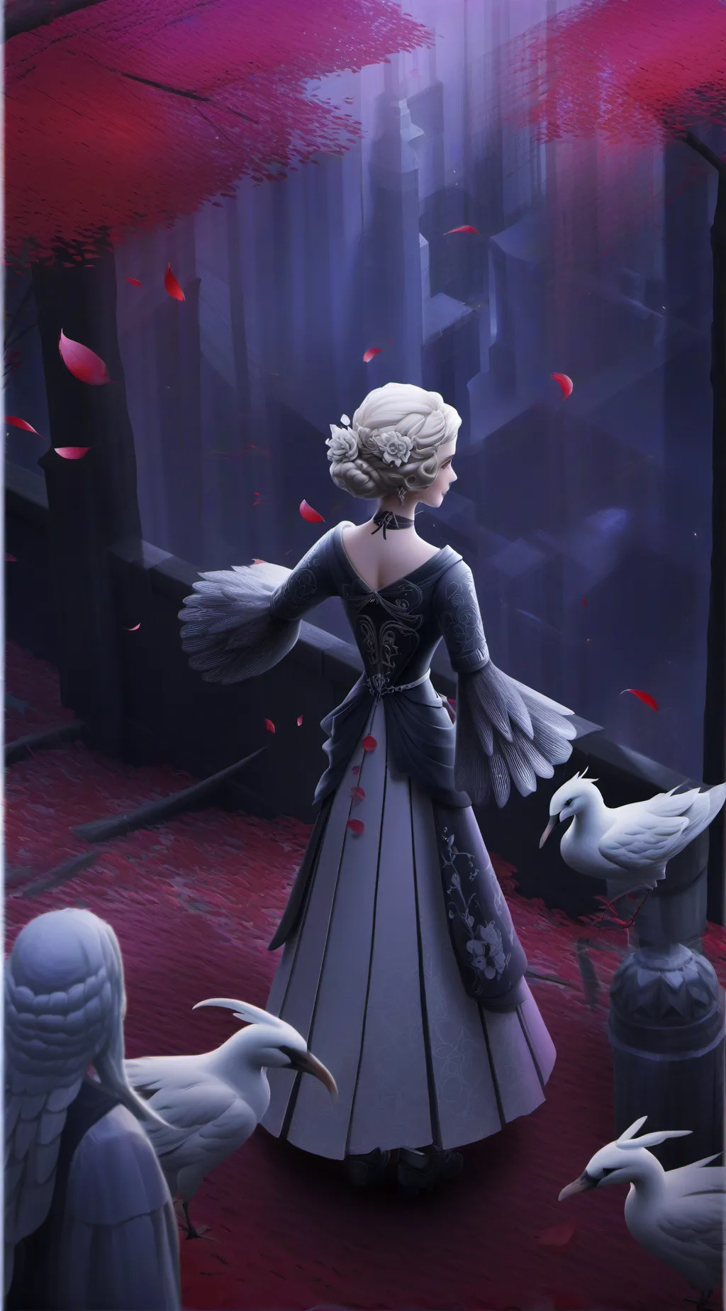 ai character: Angle  background