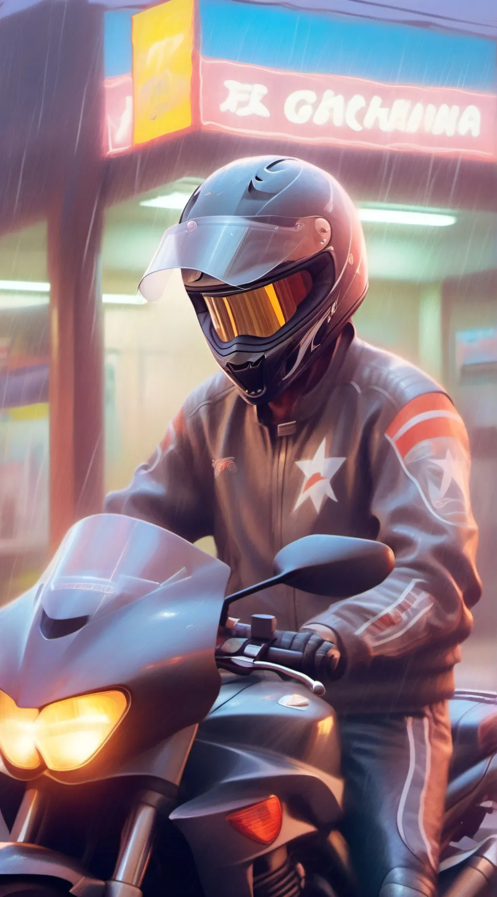 ai character: •asher• background