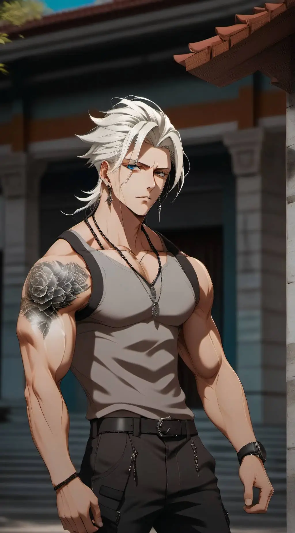 ai character: Michael  background