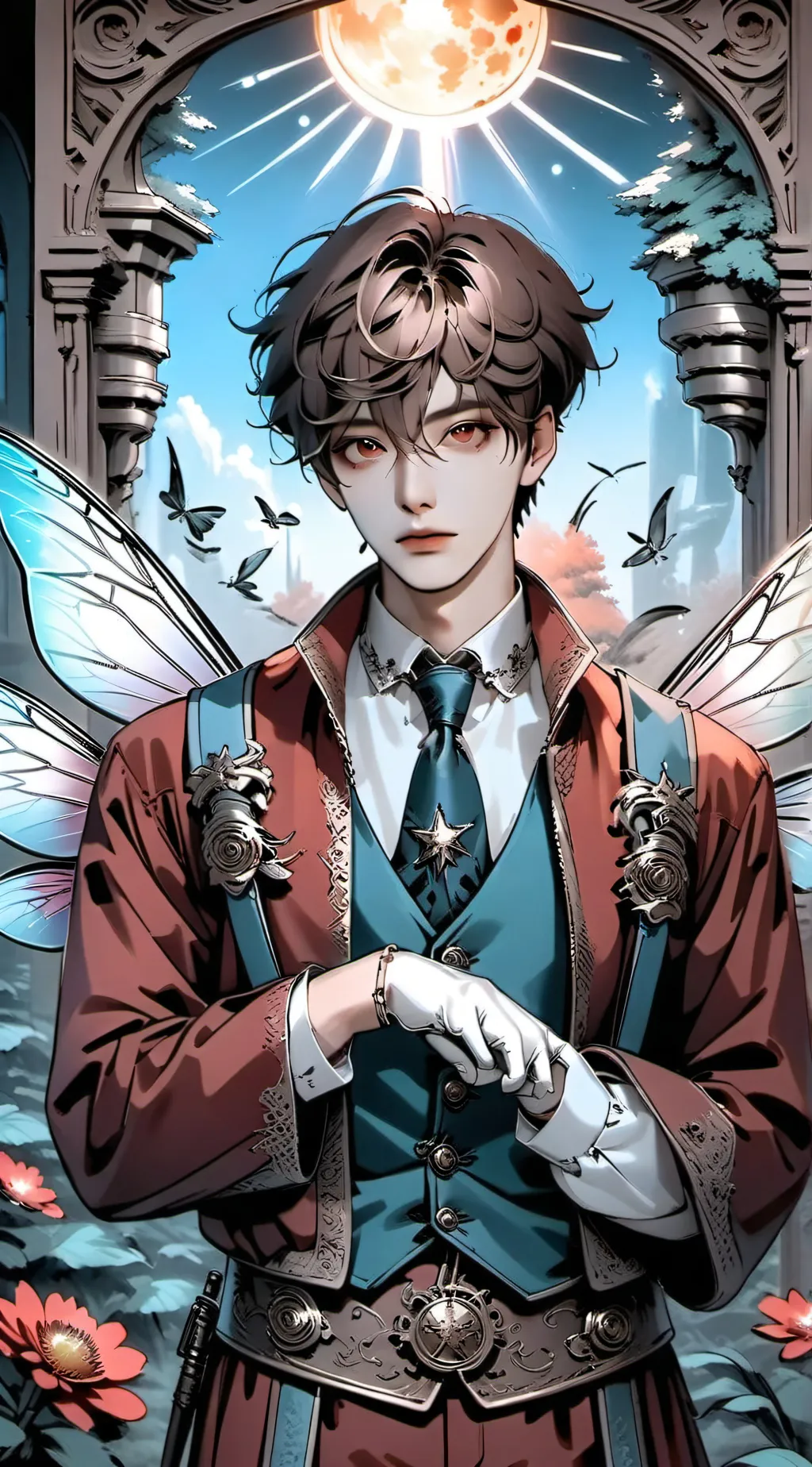 ai character: corey  background