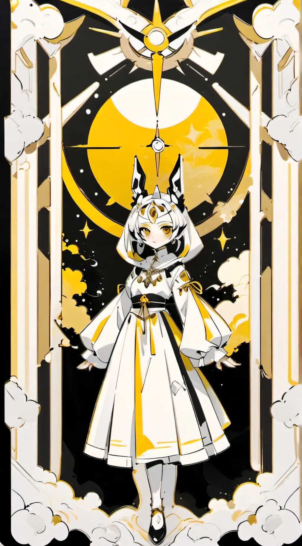 ai character: *^+<moon star>+^* background