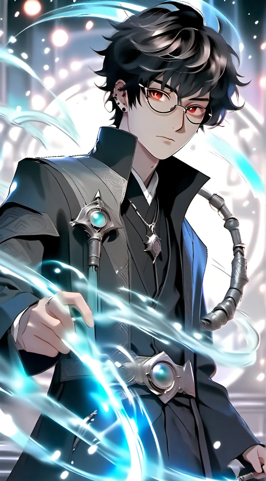ai character: Dark Wizard Harry background