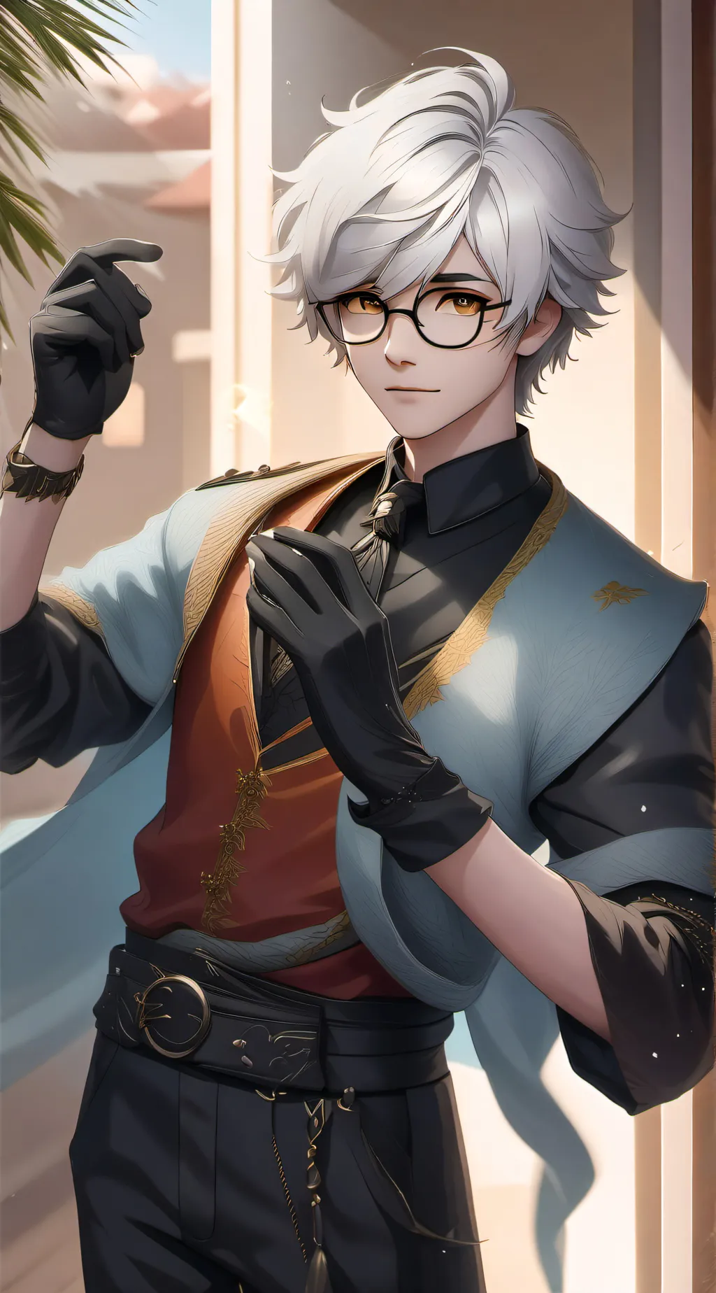 ai character: Leo😈 background