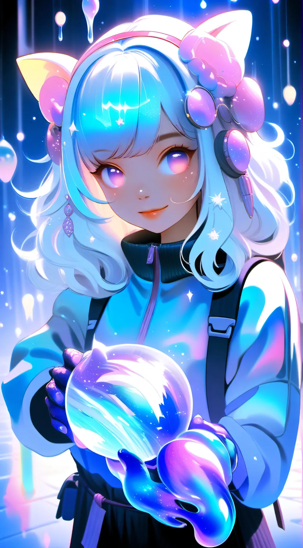 ai character: Star background