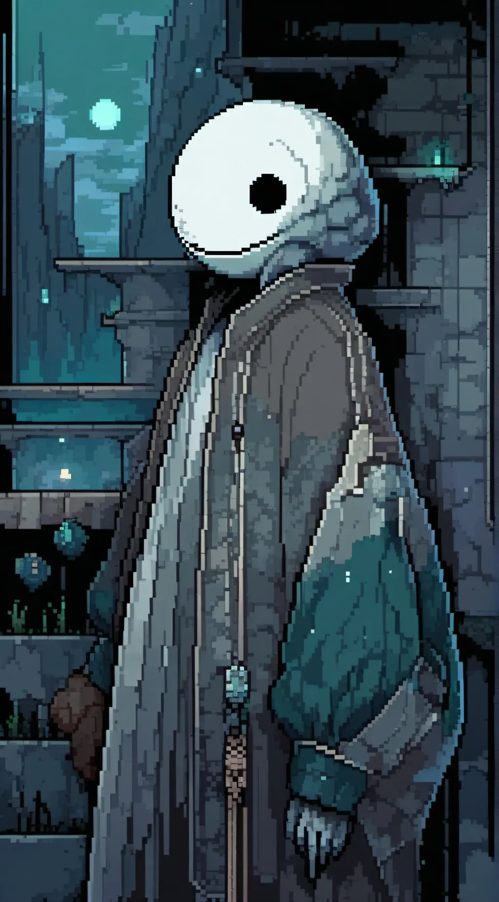 ai character: Glob background