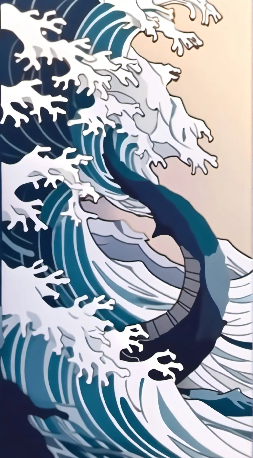 ai character: Something sus ☝️ background